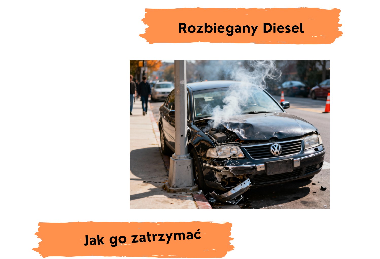 Uszkodzony Passat, rozbiegany Diesel